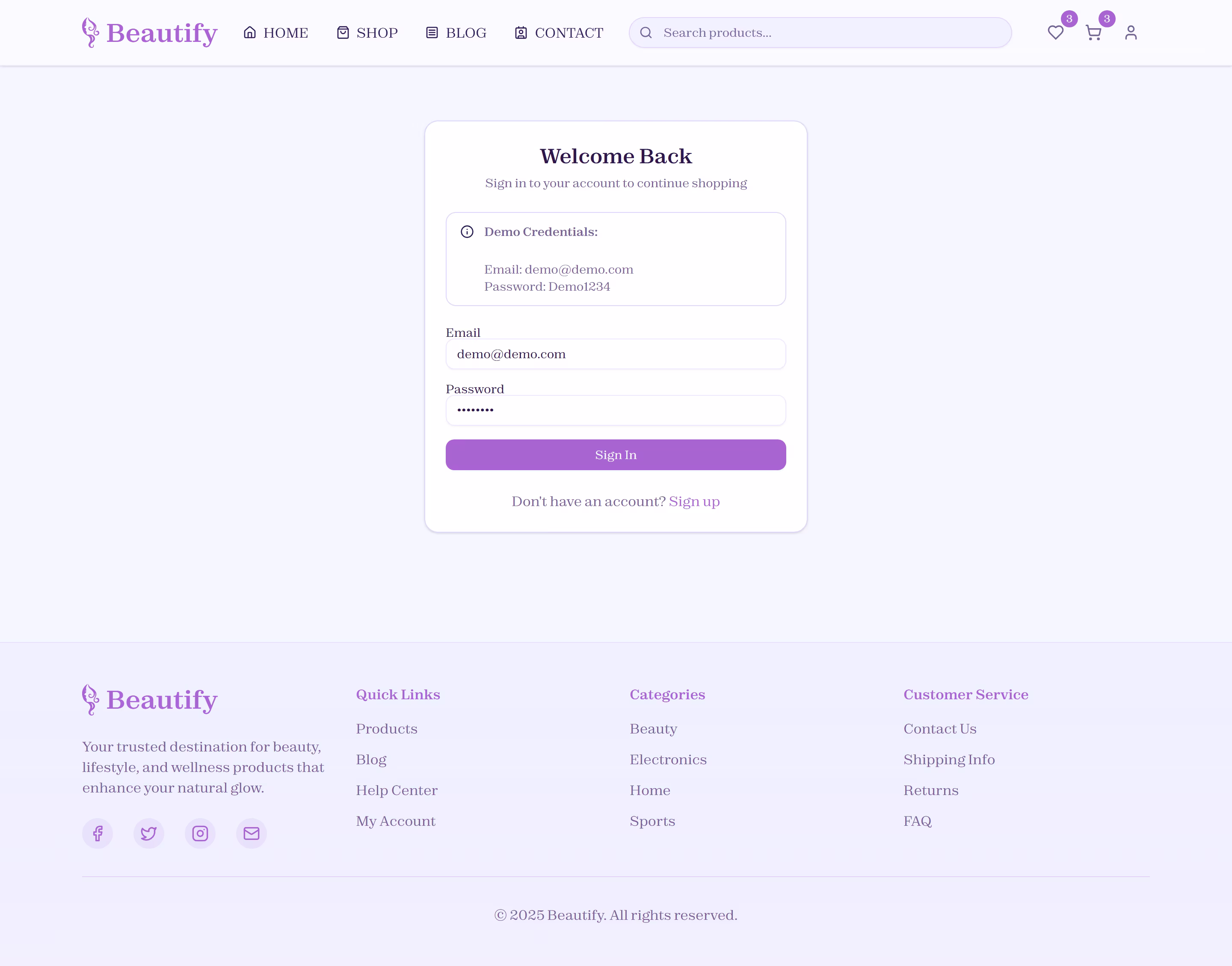 Beautify large screen preview