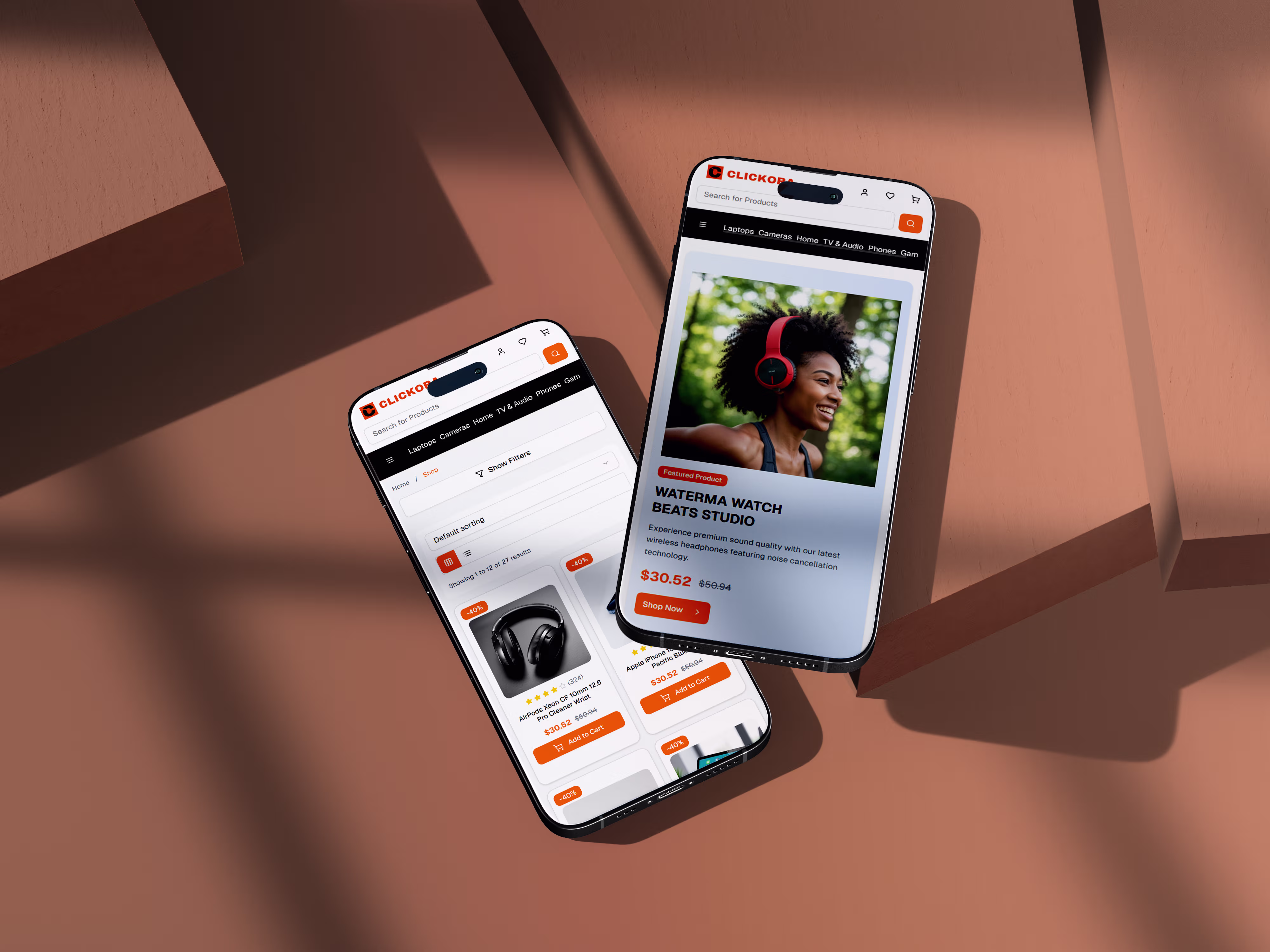 clickora small screen preview
