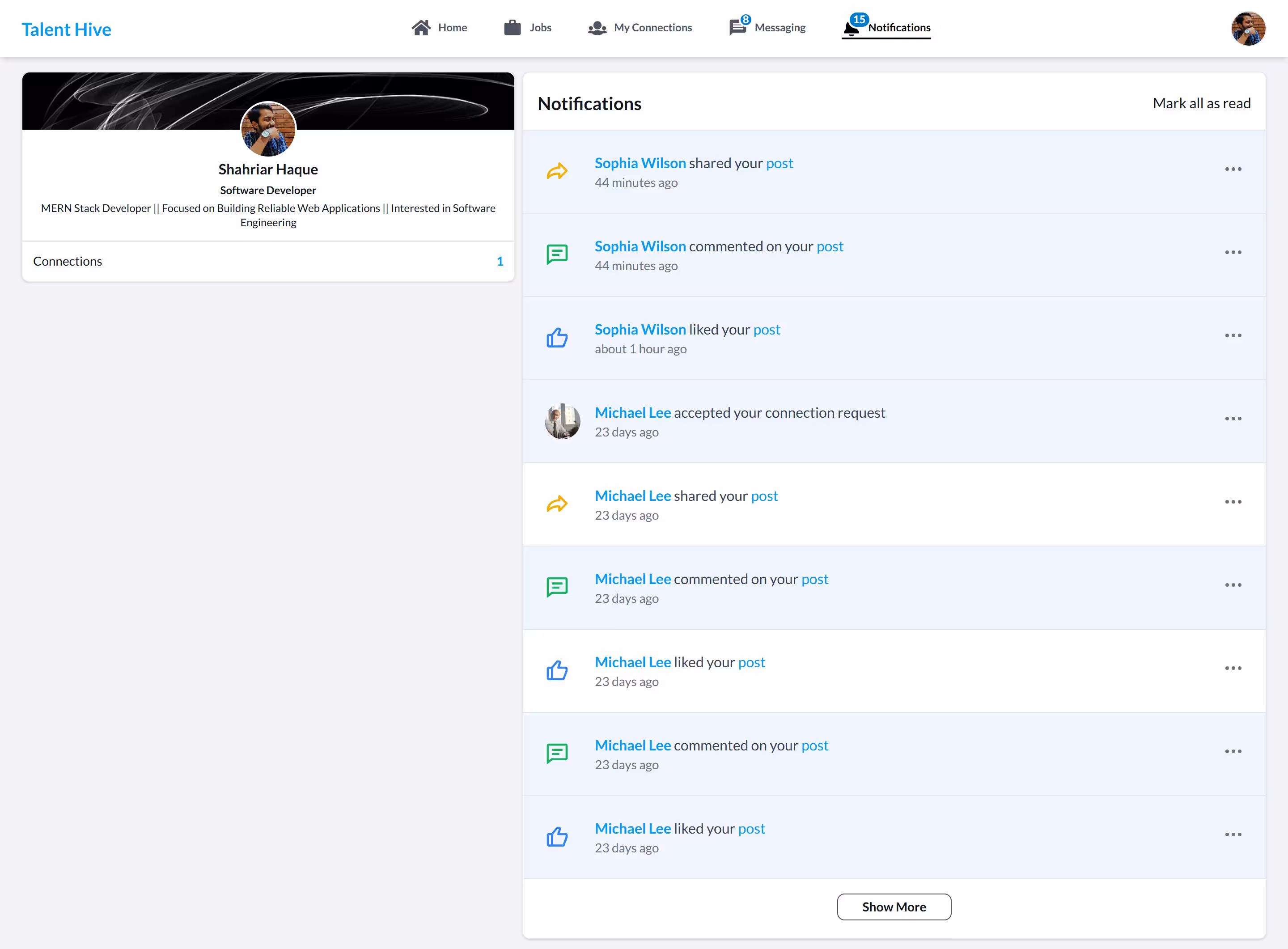 Talent Hive large screen preview