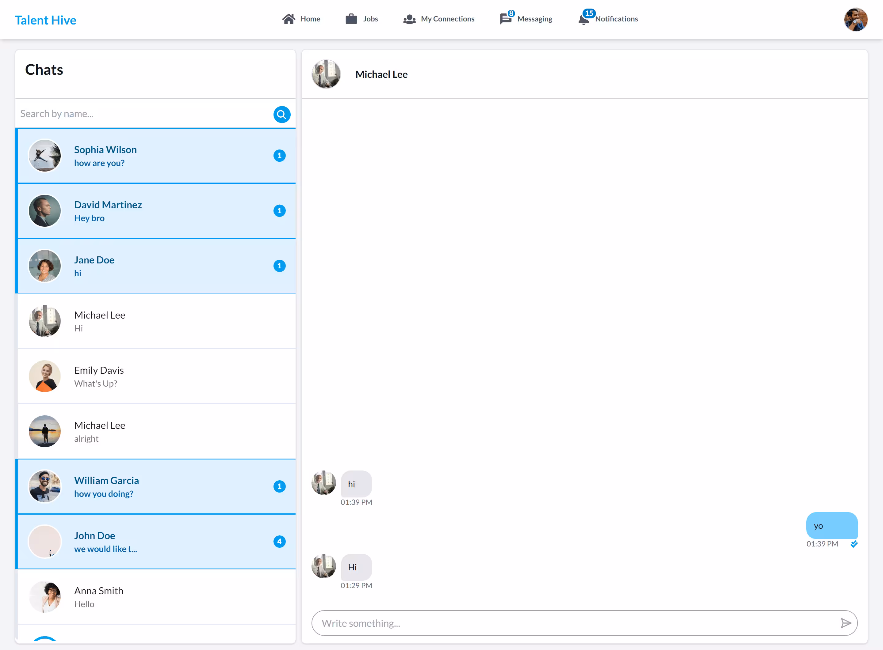 Talent Hive large screen preview