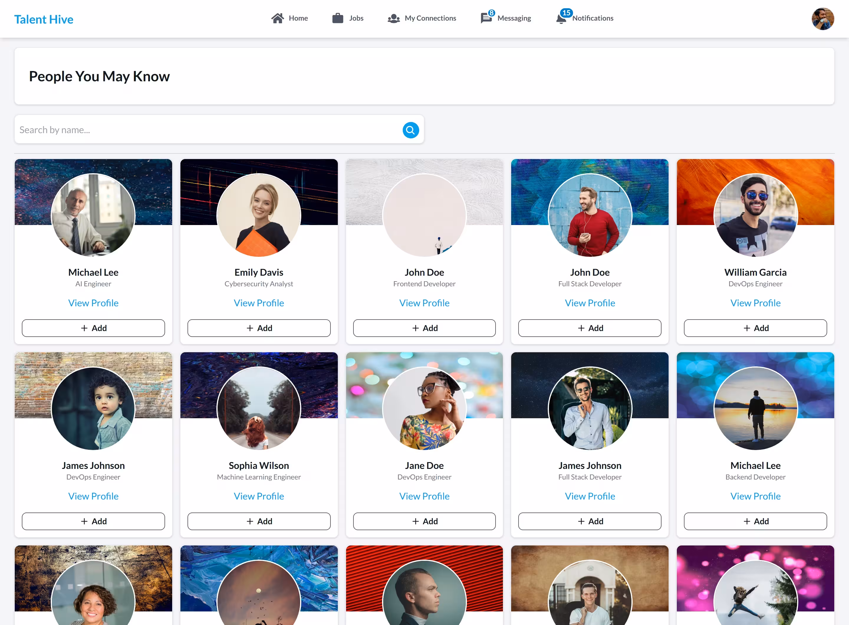 Talent Hive large screen preview