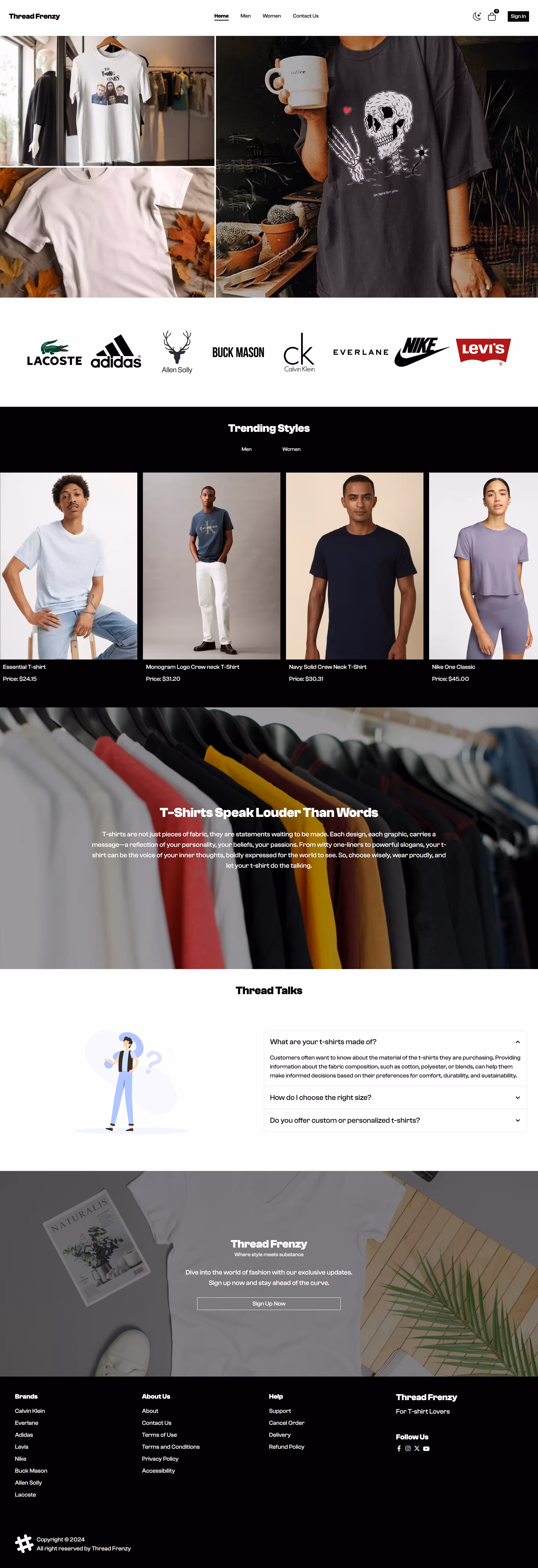 Thread Frenzy full-page preview